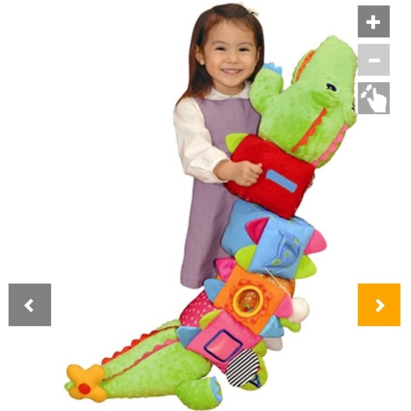 Ks Kids CrocoBloco Alligator Blocks Stuffed Plush Developmental Soft Activity - Picture 1 of 10